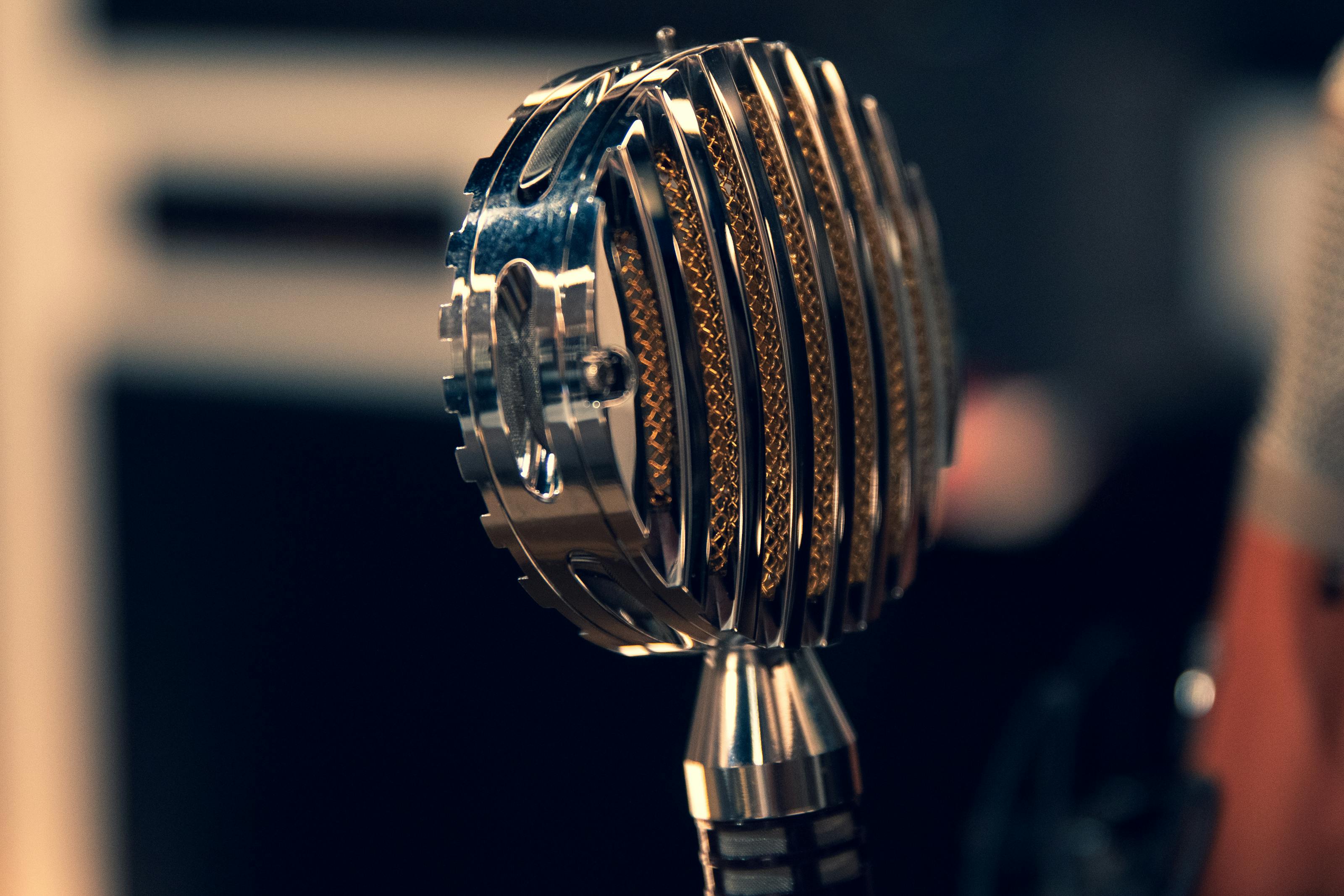 Vintage condenser microphone